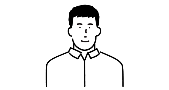 イラスト：男性