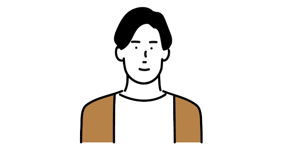 イラスト：男性